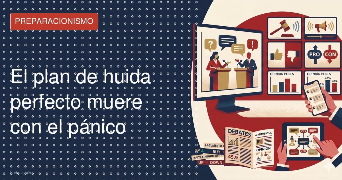 El plan de huida perfecto muere con el pánico