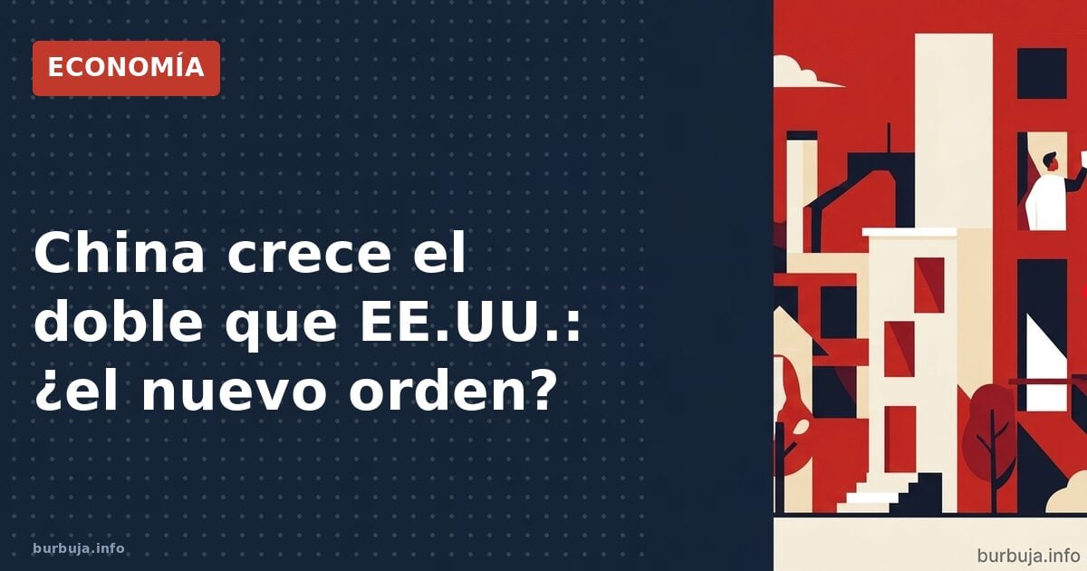 China impone su modelo y duplica el crecimiento de EE.UU.