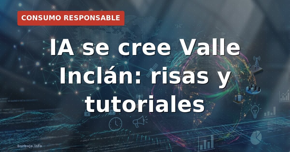 Simular a Valle Inclán con IA: el nuevo pasatiempo que divide a los usuarios