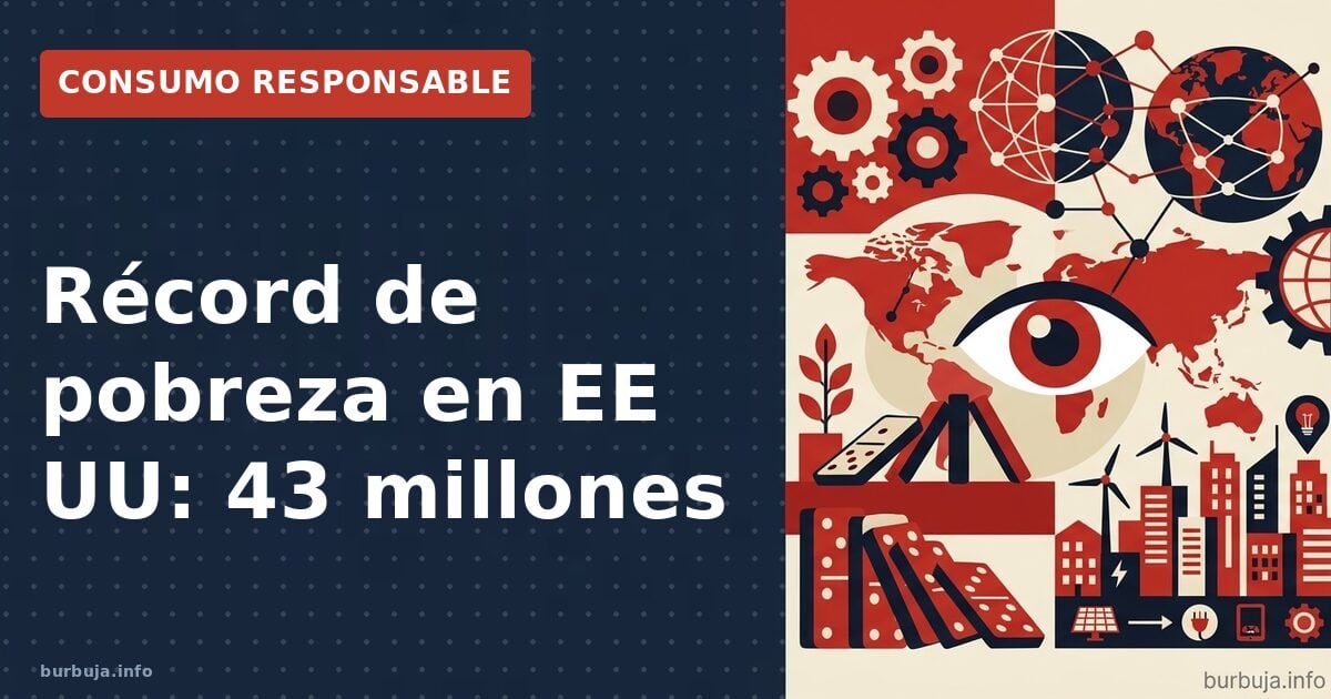 Récord de pobreza en EE UU: 43 millones