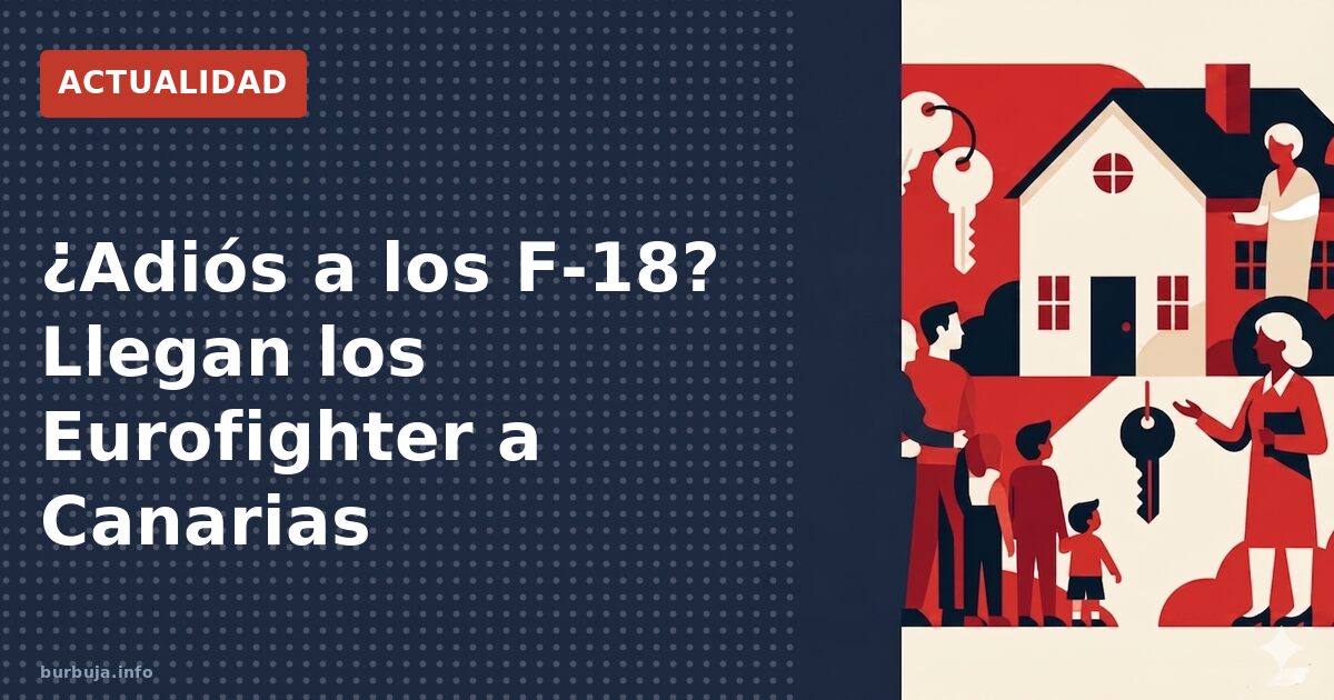¿Adiós a los F-18? Llegan los Eurofighter a Canarias