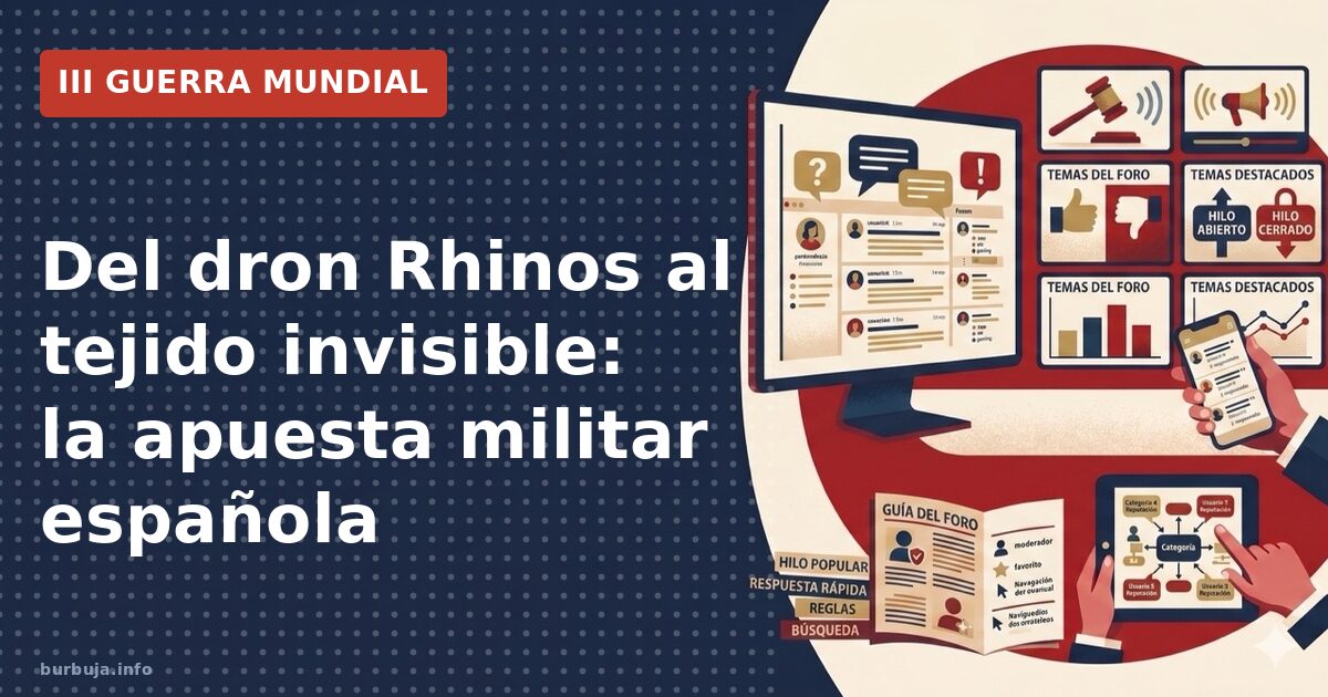 Drones, tejidos invisibles y rescates: el doble filo de las FFAA