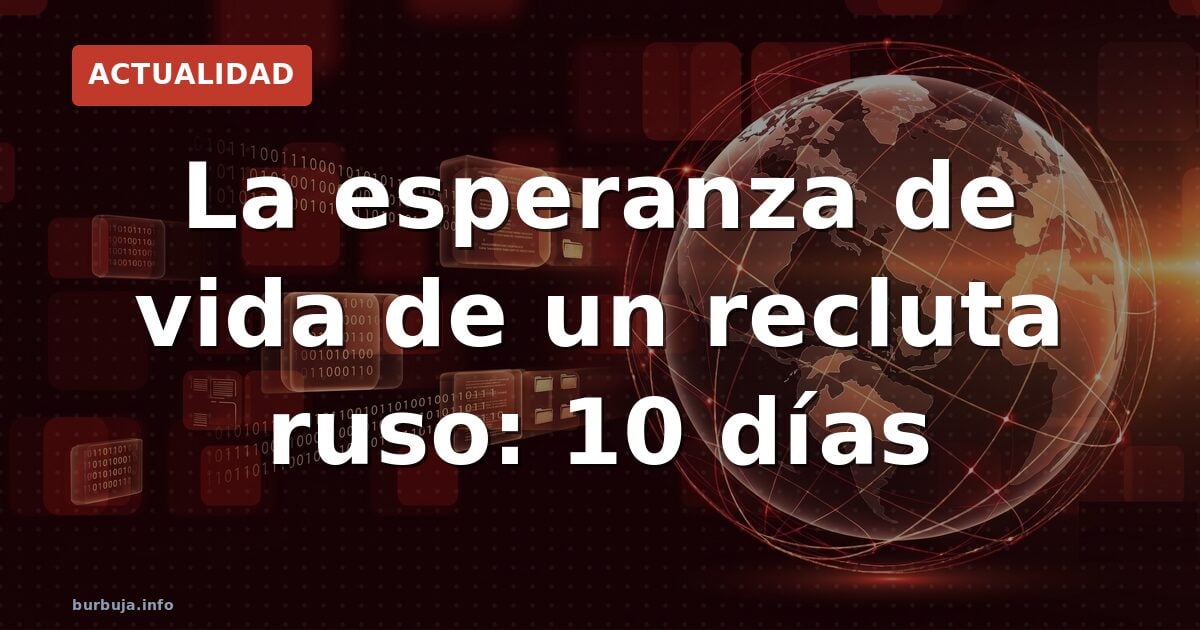 Mueren en 20-35 minutos en el frente