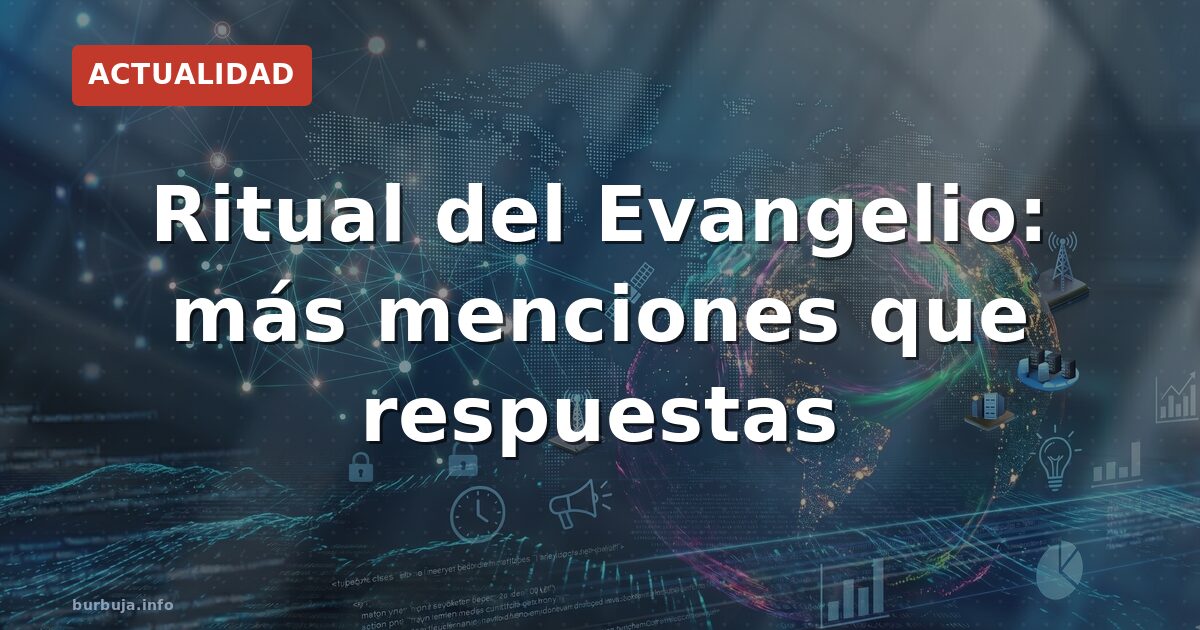 El Evangelio dominical: devoción digital con audiencia ausente