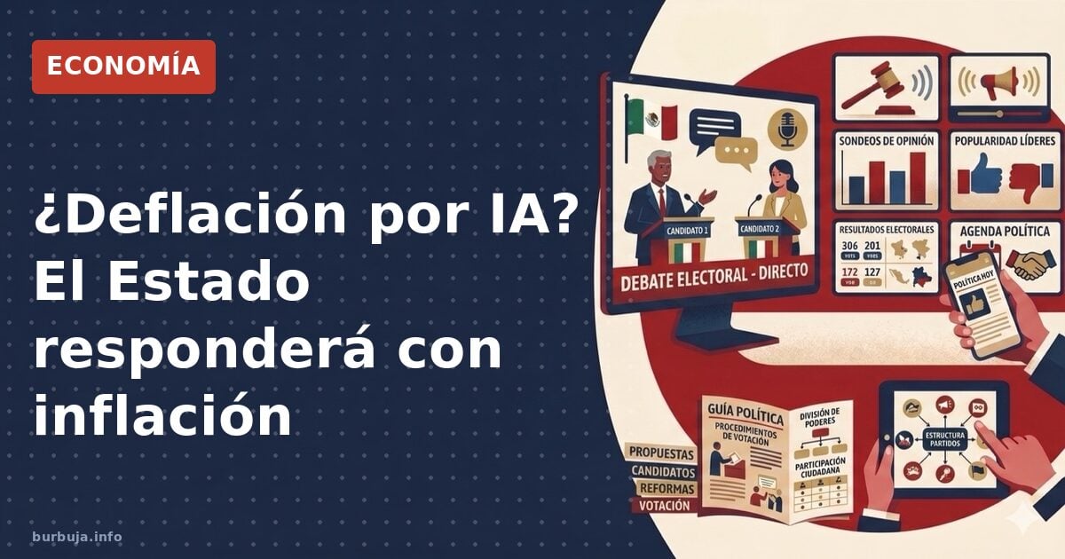 ¿Deflación por IA? El Estado responderá con inflación