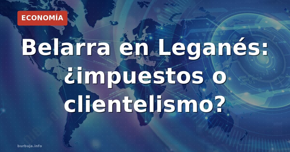 Belarra en Leganés: la guerra de los impuestos