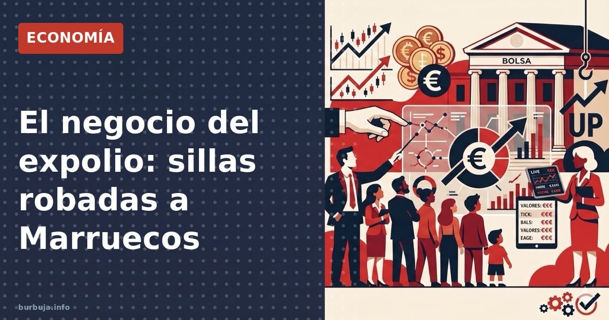 Sillas de bares madrileños, rumbo a Marruecos