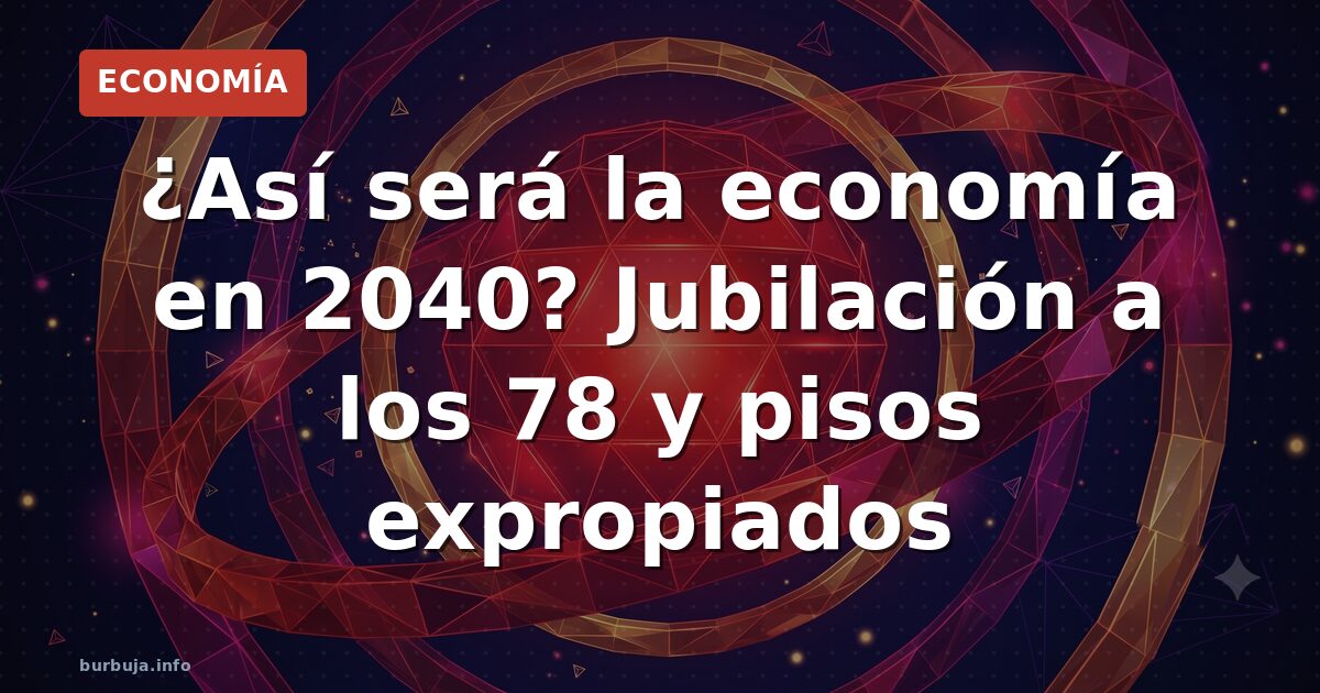 2040: pensiones a los 78 y euro digital sin escapatoria