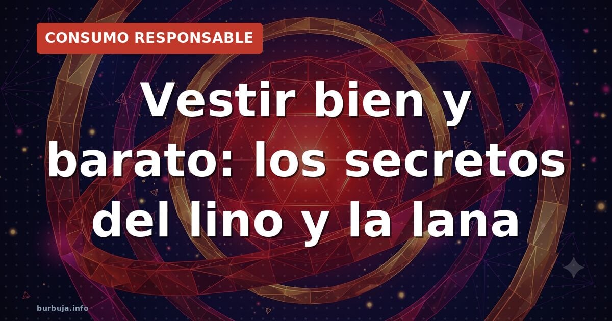 Lino, lana y buena autoestima