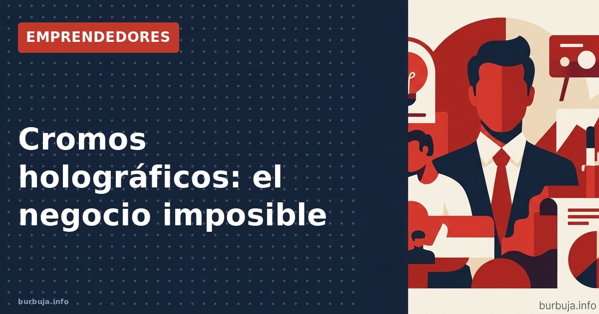 Cromos holográficos: el negocio imposible