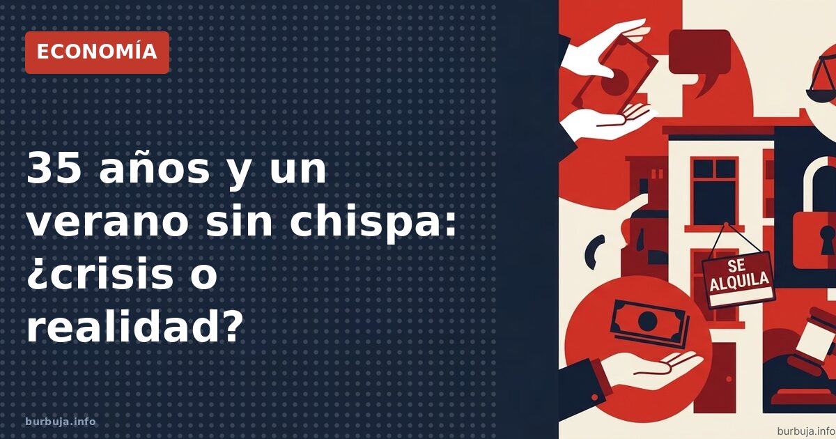 35 años y sin chispa: el coste de la soledad veraniega