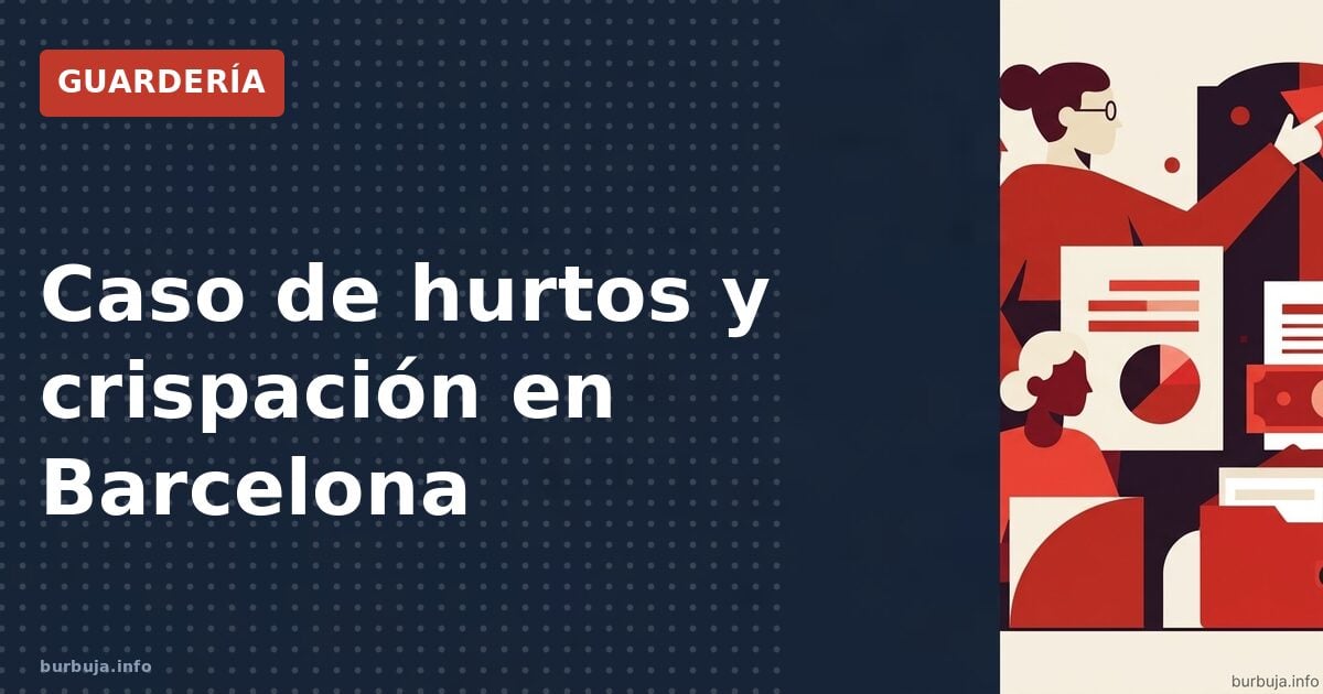 Caso de hurtos y crispación en Barcelona