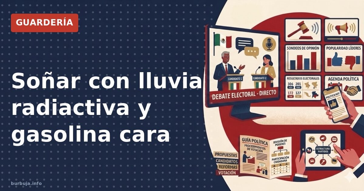 Soñar con lluvia radiactiva y gasolina cara