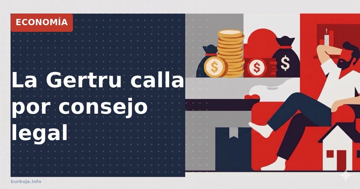 La Gertru calla por consejo legal