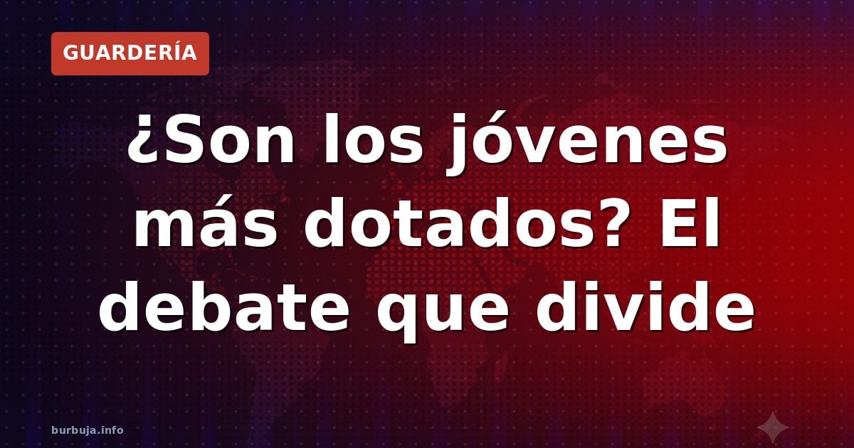 ¿Son los jóvenes realmente más grandes?