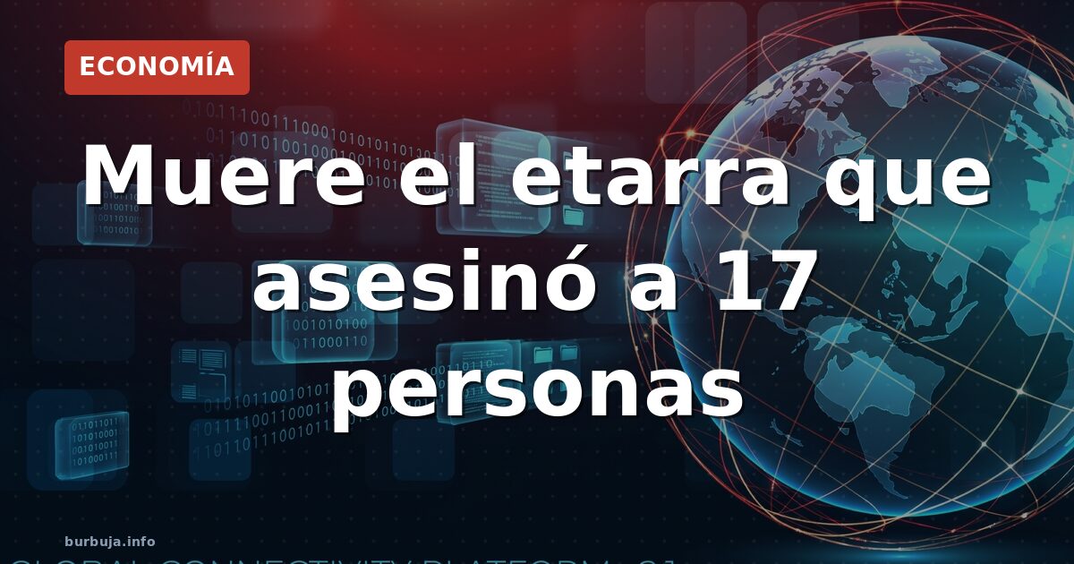 El etarra más sanguinario muere en su casa a los 80