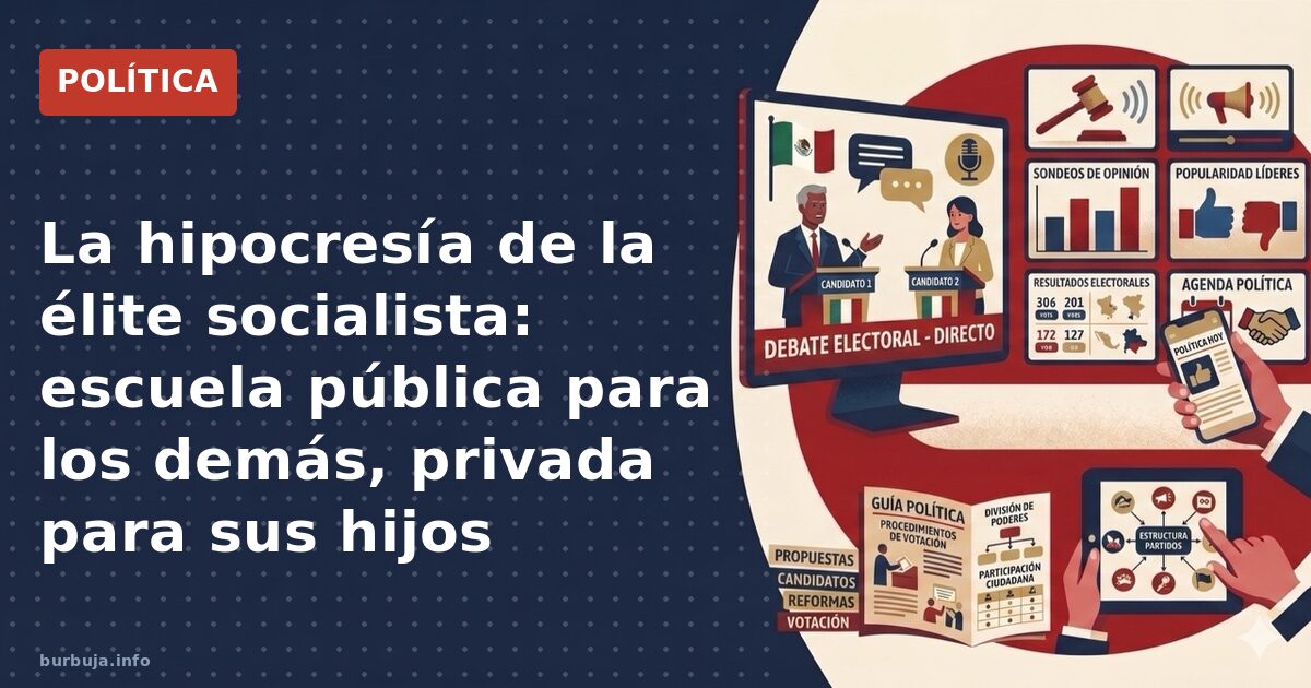 La hipocresía socialista con la educación pública