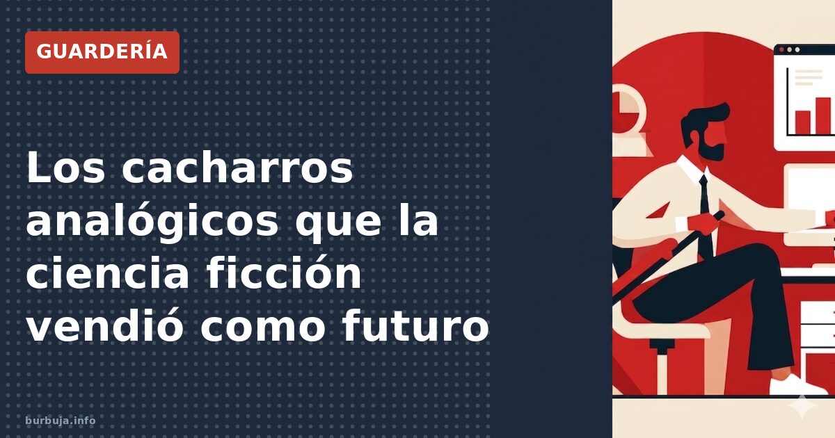 Los cacharros analógicos que la ciencia ficción vendió como futuro