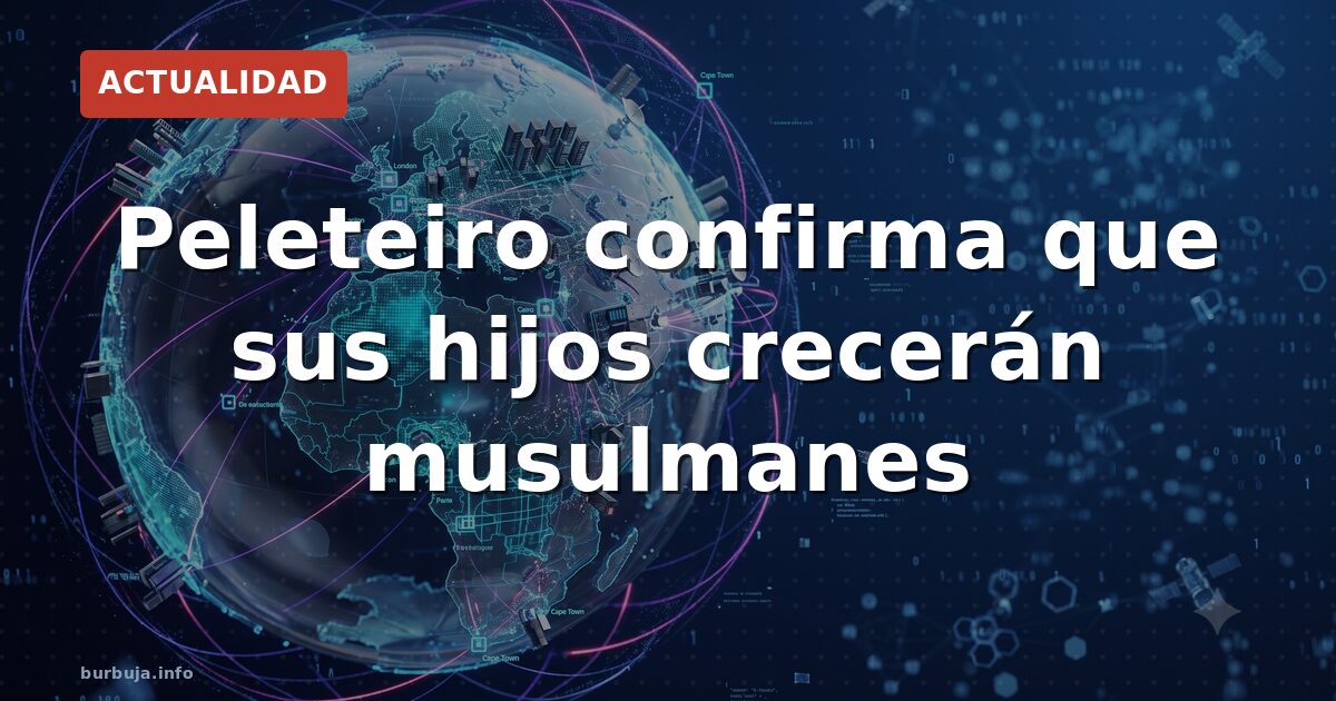 El exfutbolista Jota Peleteiro inicia a sus hijos en el islam