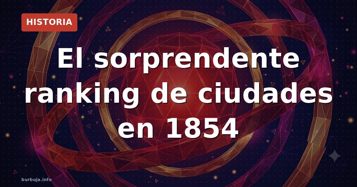 1854: Dublin casi iguala a Madrid y Barcelona ya apretaba