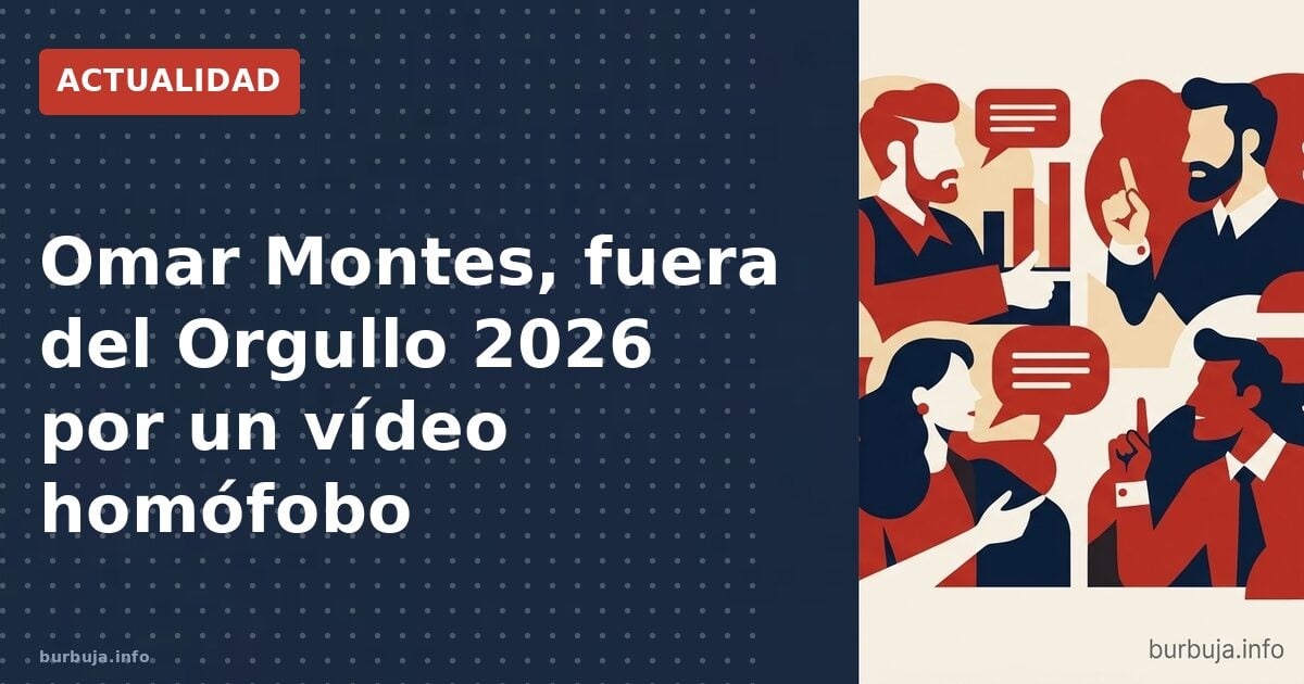 Vídeo de hace años hunde a Omar Montes en el Orgullo