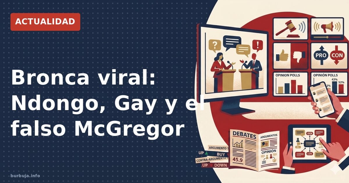 Bronca viral: Ndongo, Gay y el falso McGregor