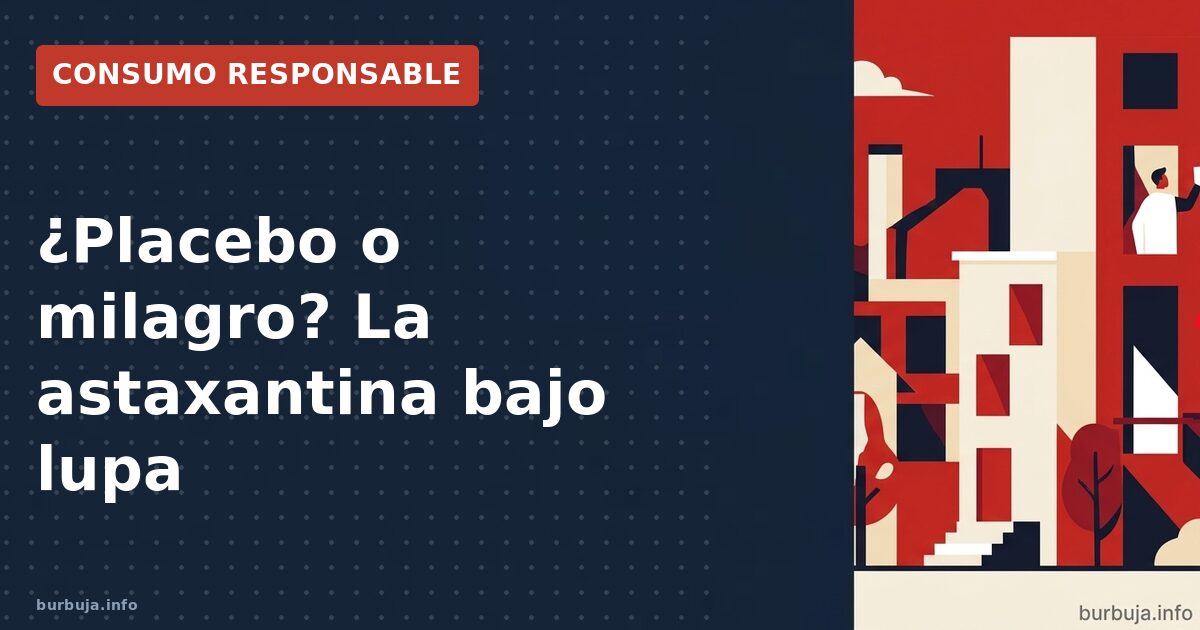 Astaxantina: ¿milagro o placebo de 30 euros?