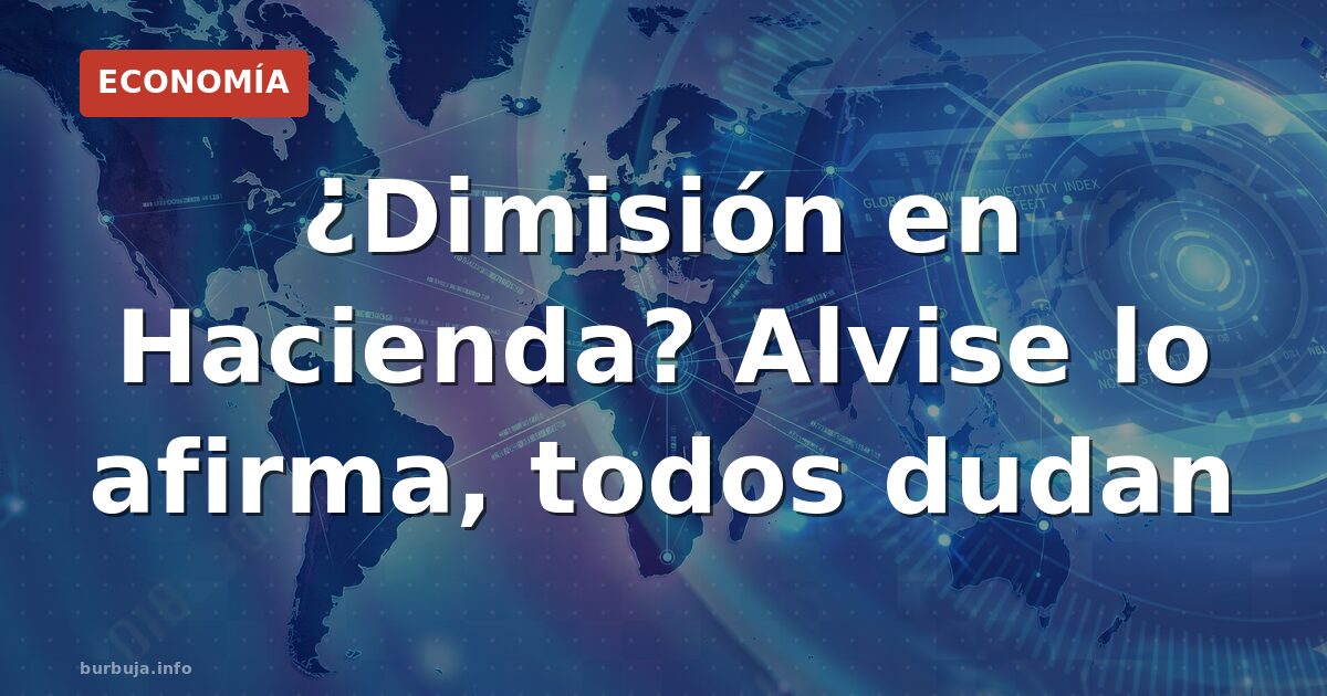 Alvise anuncia dimisión en Hacienda