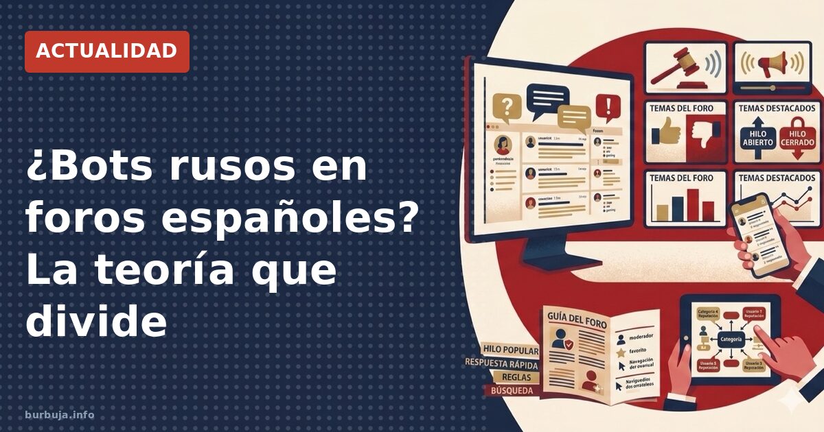 ¿Bots rusos en foros españoles? La teoría que divide