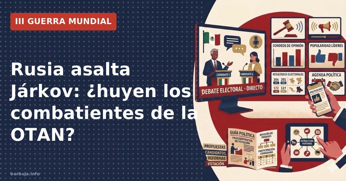 Rusia asalta Járkov: ¿huyen los combatientes de la OTAN?