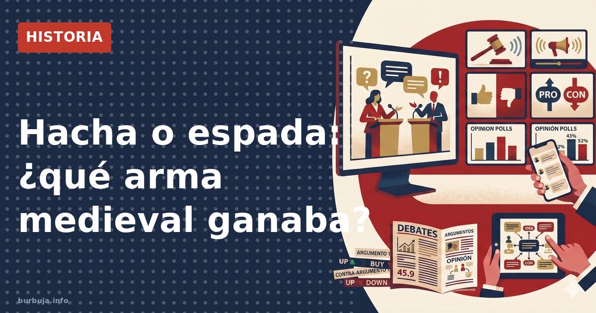 Hacha o espada: ¿qué arma medieval ganaba?
