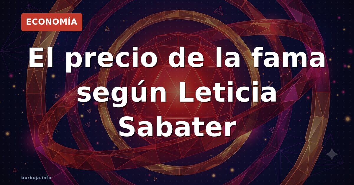 Leti Sabater cobra 2.500€ por media hora