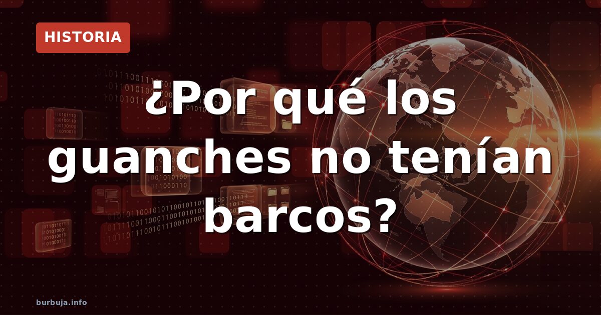 ¿Por qué Canarias no tenía nada?