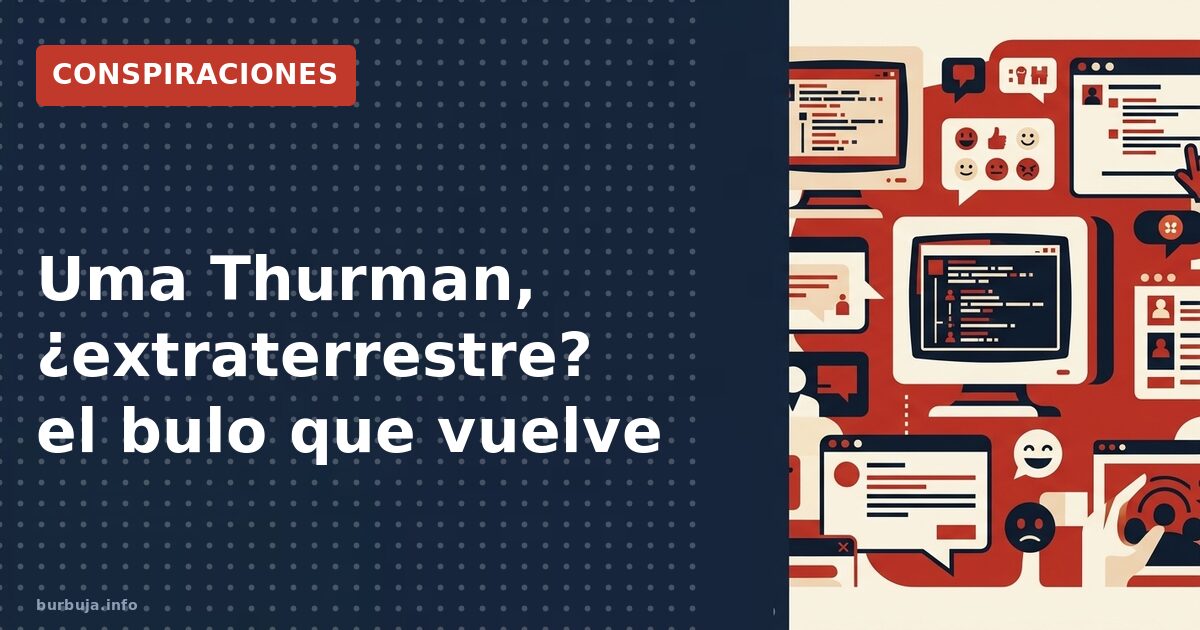 Uma Thurman, ¿extraterrestre? el bulo que vuelve