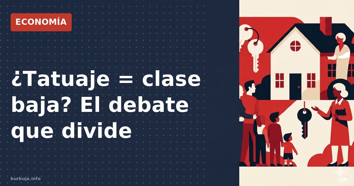 Tatuajes y clase social, el debate que divide