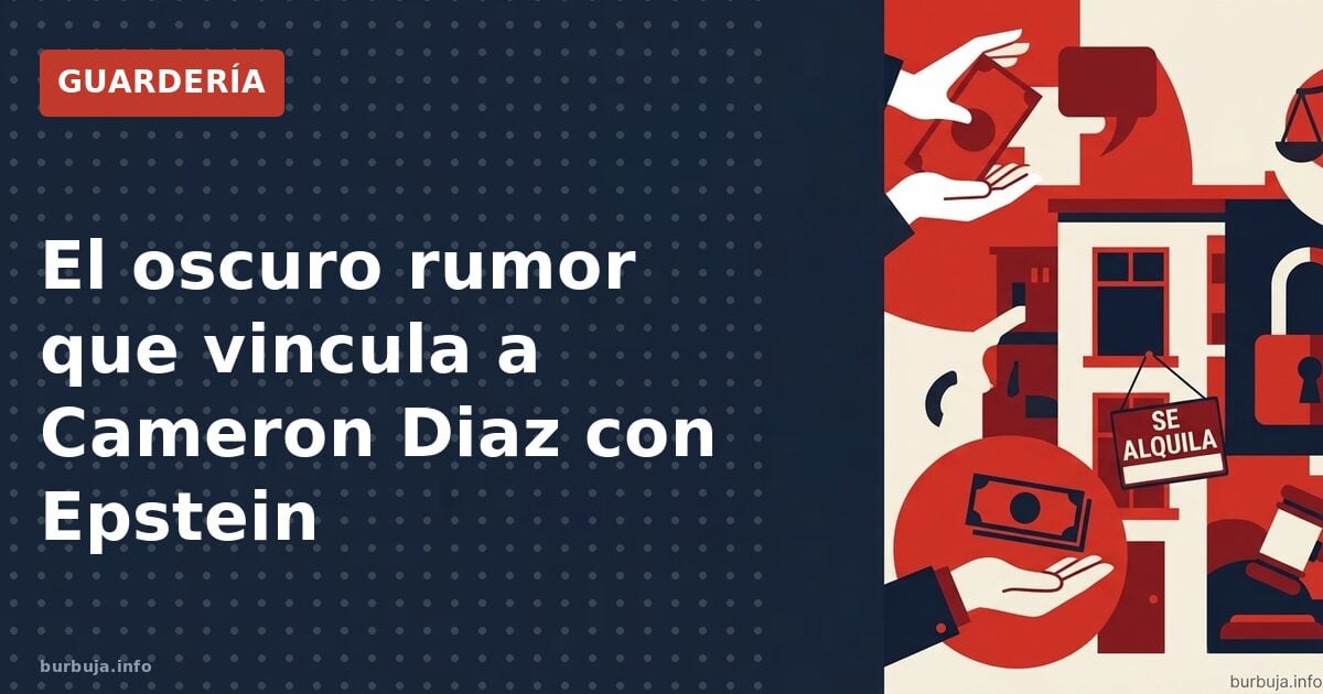El oscuro rumor que vincula a Cameron Diaz con Epstein