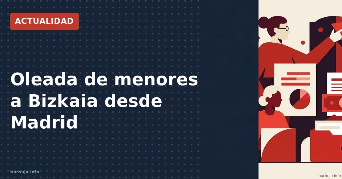 Menores gambianos llegan a Bizkaia desde Madrid