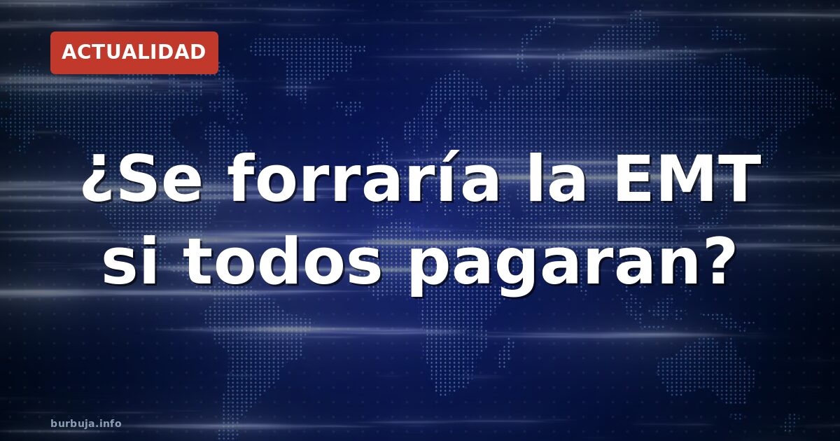 ¿Se hunde el transporte público en Tenerife?