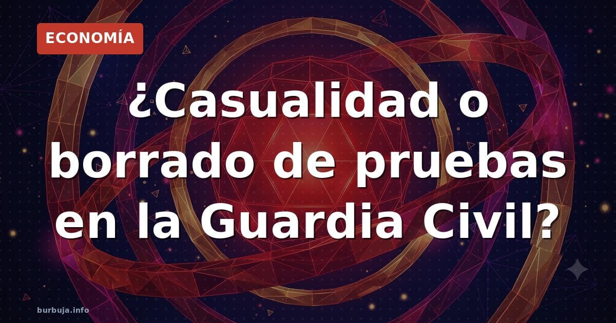 Apagón en la Guardia Civil: sospechas de borrado masivo
