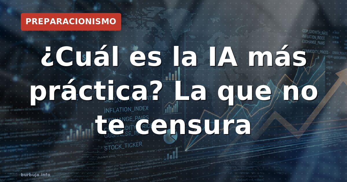 Comparativa de herramientas de inteligencia artificial en pantallas, con la pregunta sobre cuál es la mejor IA y la más práct