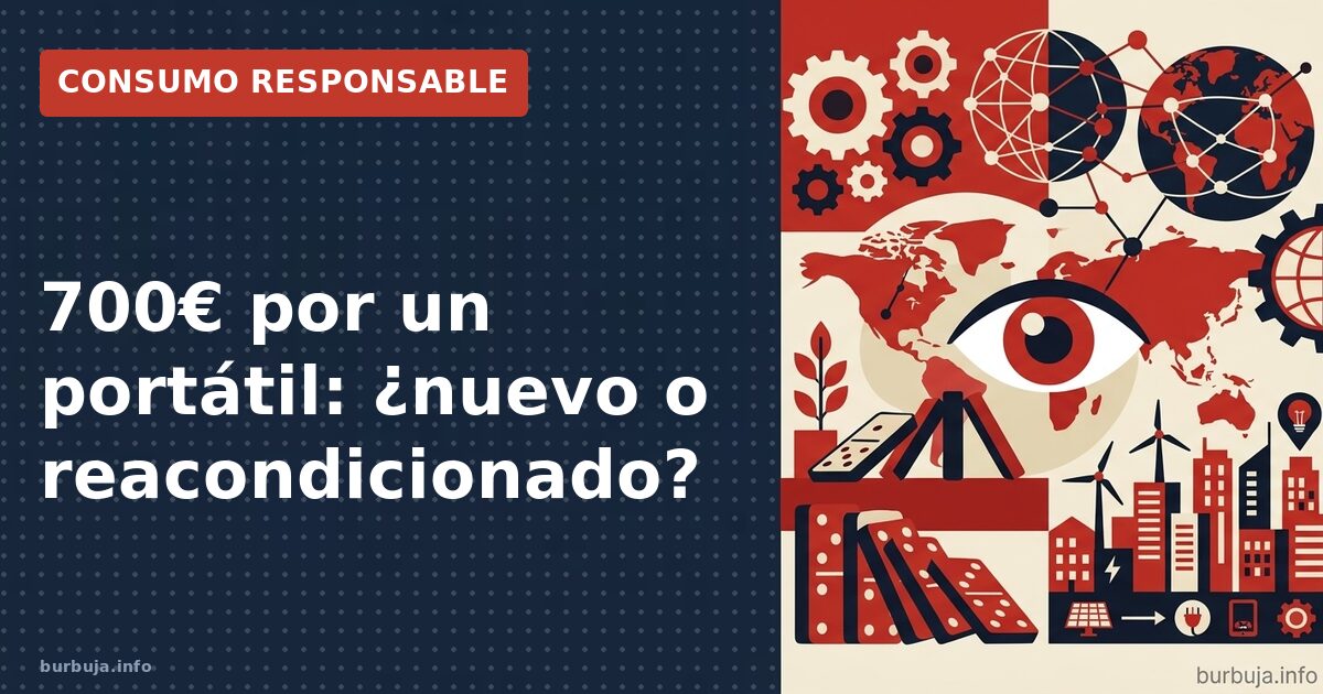 Portátil por 700€: el dilema entre nuevo y reacondicionado