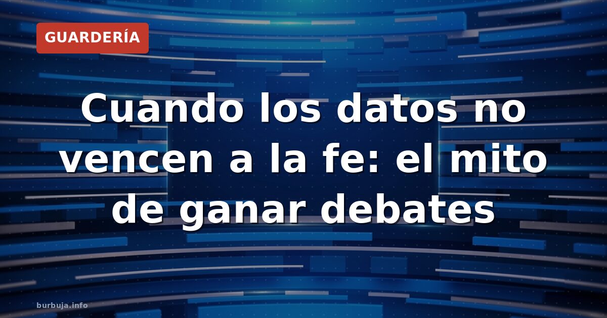 ¿Silencio = derrota? La trampa al debatir con fanáticos