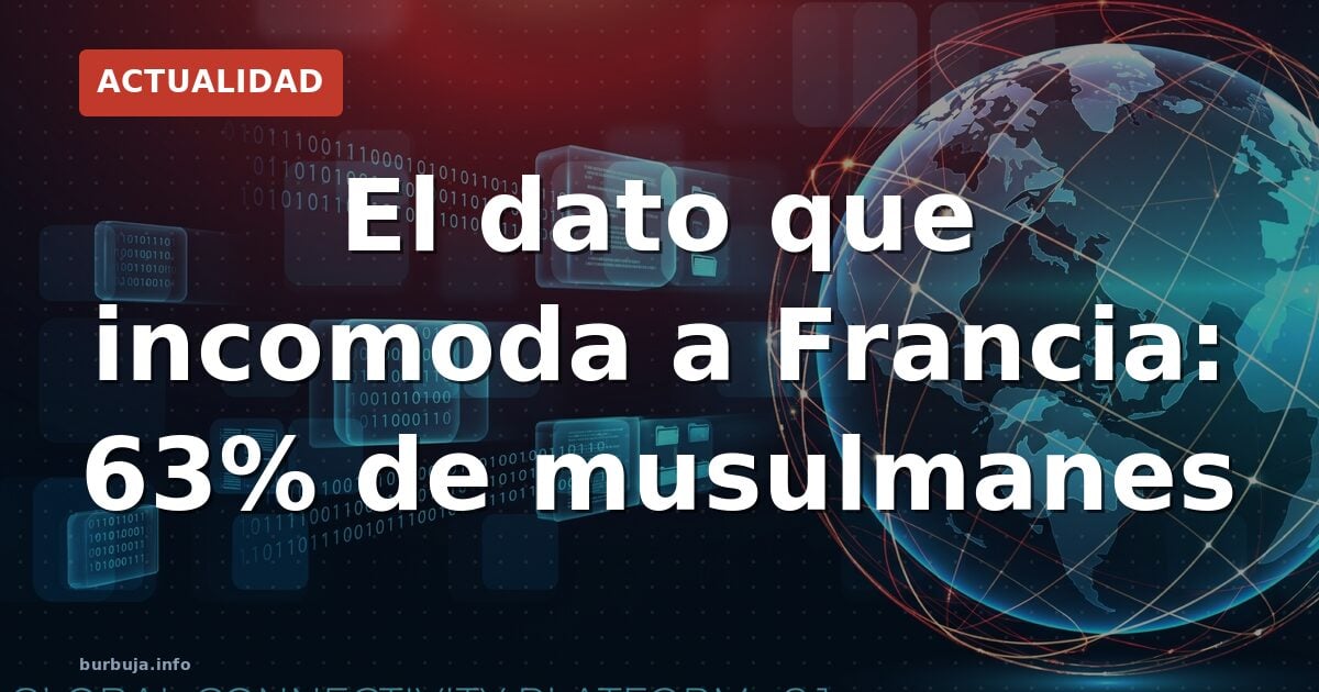 El 63% de musulmanes en Francia ve la homosexualidad como enfermedad