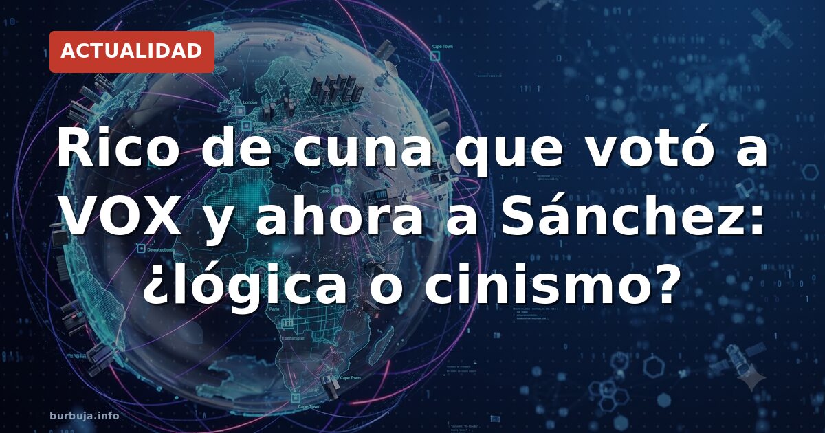 Old money que saltó de VOX a Sánchez