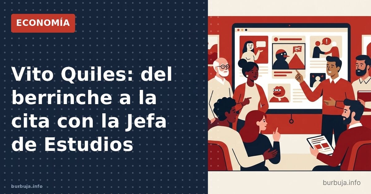 Vito Quiles: del berrinche a la cita con la Jefa de Estudios