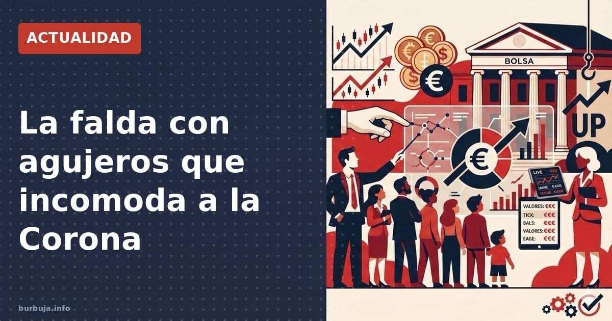 El vestido con agujero que divide a España