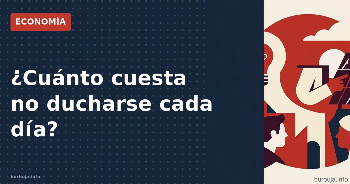 Ducha diaria: ¿obsesión o necesidad?