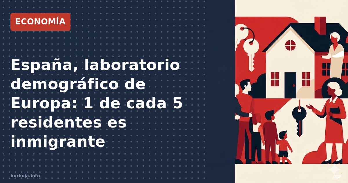 El experimento demográfico español en cifras