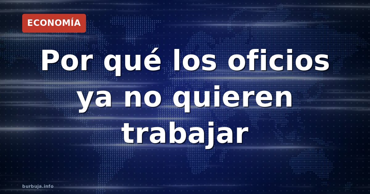 El oficio que nadie quiere ya tiene lista de espera