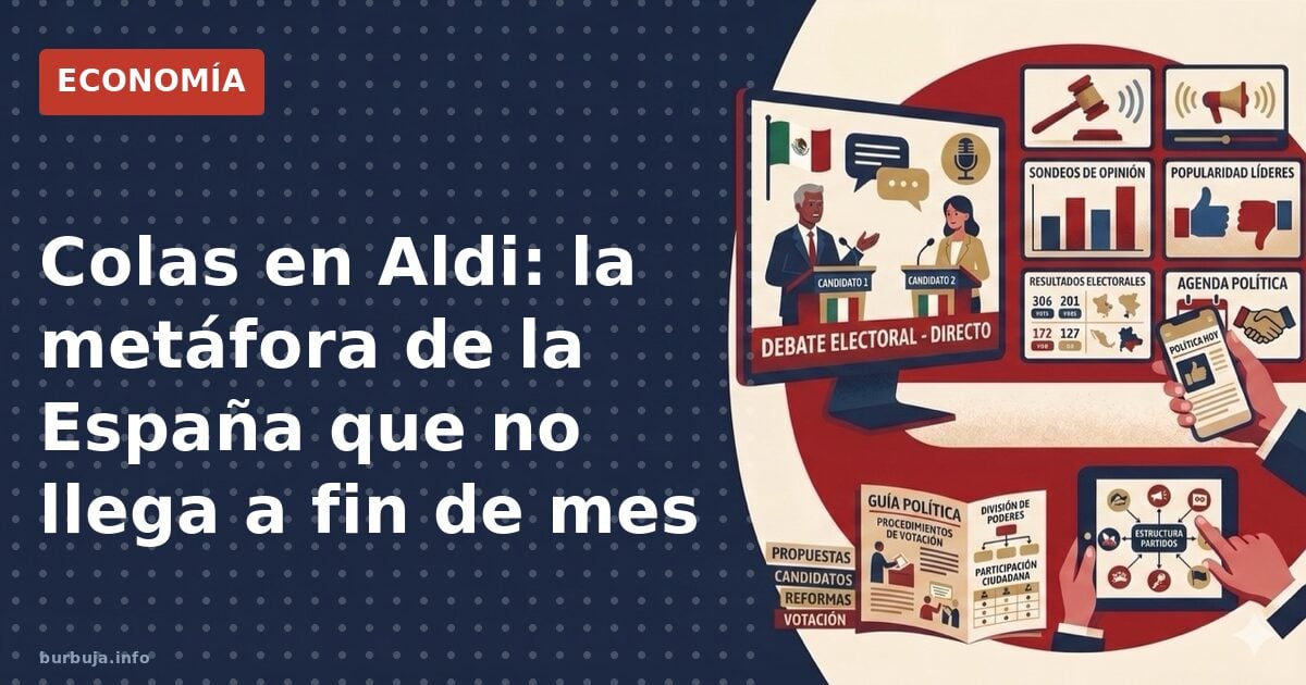 Colas en el Aldi: el hambre en la era del pavimento